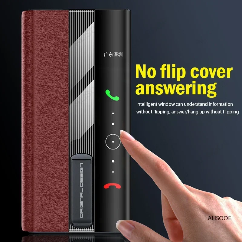 Flip Cover for Huawei Mate XT Ultimate Case Kickstand Leather Smart View Protection Phone Funda for Huawei Mate XT Capa 2