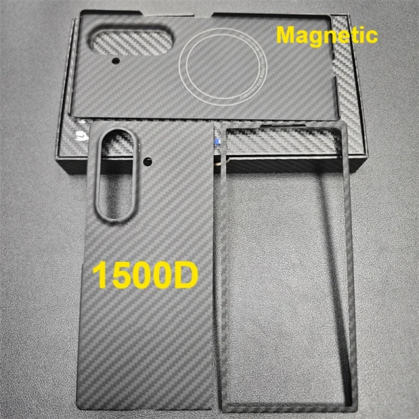Aramid Magnetic Case For Samsung Galaxy Z Fold 7 Carbon Fiber Cover For Magsafe Case Shell Cover Mobile Phone Accessories 19