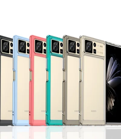 For Mi Mix Fold 2 Case Cover Xiaomi Mi Mix Fold 2 Capas Back Shockproof Clear Transparent Multicolour Fundas Mi Mix Fold 2 Cover 2