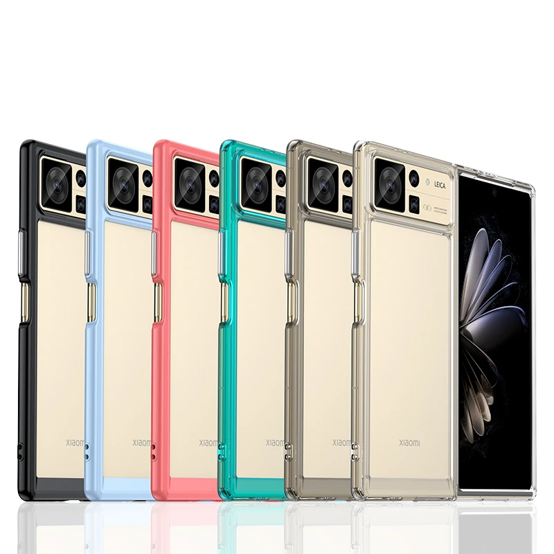 For Mi Mix Fold 2 Case Cover Xiaomi Mi Mix Fold 2 Capas Back Shockproof Clear Transparent Multicolour Fundas Mi Mix Fold 2 Cover 2