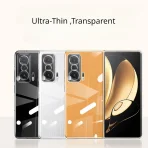 For Honor Magic V2 5G Case Clear Transparent  Front Back Cover For Honor Magic V VS Phone Case Shockproof Protection Cover Shell 3