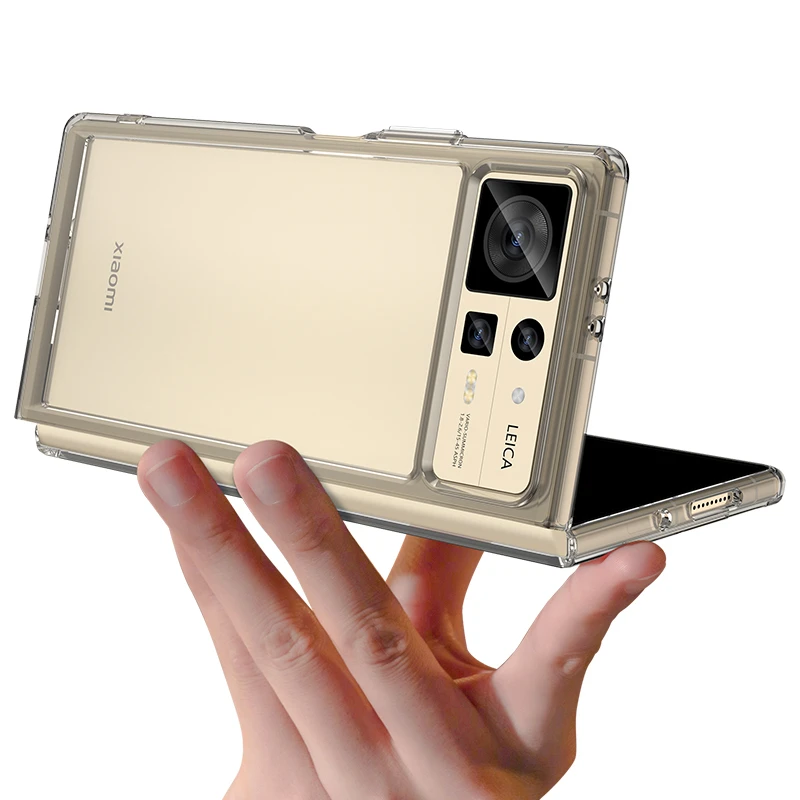 For Mi Mix Fold 2 Case Cover Xiaomi Mi Mix Fold 2 Capas Back Shockproof Clear Transparent Multicolour Fundas Mi Mix Fold 2 Cover 1