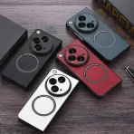 Funda For OPPO Find N3 Case Magnetic PU Leather + TPU Protective Back Wireless Charging Cover for OnePlus Open 1