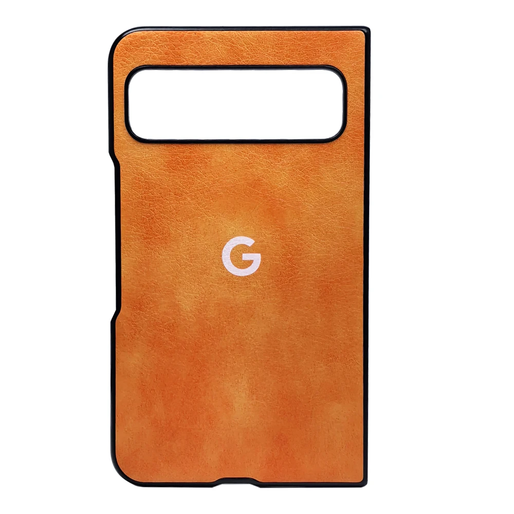 Luxury Leather Protective Case For Google Pixel Fold 9Pro Fold Hard PC PU Cortex Antiskid Shockproof Protection Cover 2