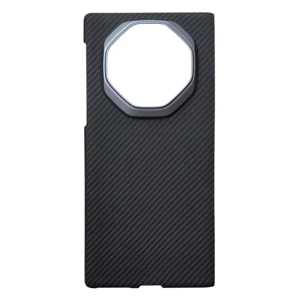 Original Carbon Fiber Phone Case for Huawei Mate XT Luxury Ultra-thin 600D Aramid Fiber Magnetic Metal Lens Guard Phone Cover 9