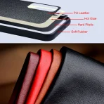 Case For Oppo Find N3 Flip Find N2 Flip Simple Design Luxury Leather Business Cover For Oneplus Open Case 6