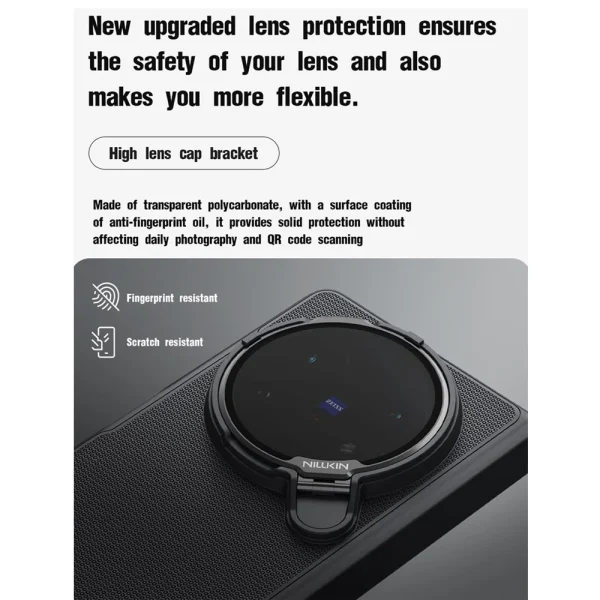 For Vivo X Fold 5 MagSafe Case NILLKIN Frosted Shield Prop Magnetic Case Shockproof With Phone Holder Camera Cover For X Fold5 2