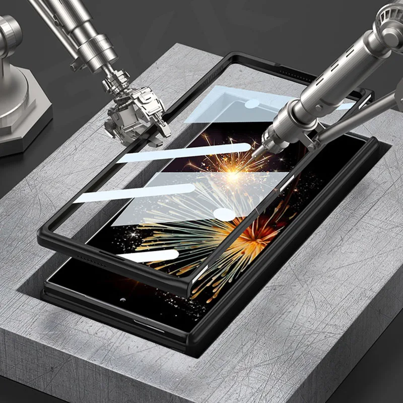 For Xiaomi Mi Mix Fold 3 Case Magnetic Hinge All-included Protective Cover Shockproof Hard Case For Mix Fold3 With Screen Glass 2