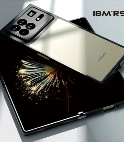 ibmrs for Xiaomi Mix Fold 3 fold Case,Frosted transparent Shockproof Protection Case 1