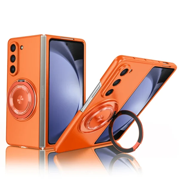 360° Magnetic Ring Kickstand Case for Magsafe Samsung Galaxy Z Fold 6 5 4 3 ZFold Fold6 Fold5 Fold4 5G Macsafe Holder Hard Cover 9