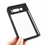 For Google Pixel Fold Case Cover Google Pixel Fold Capa Black Frame Shockproof Back Len Protector Clear Fundas Google Pixel Fold 2